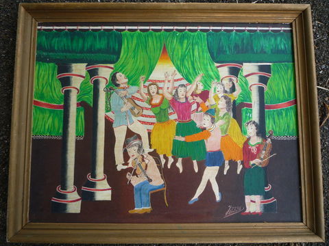 Tableaux /peinture /saltimbanque/moyen �ge 65 Castres (81)