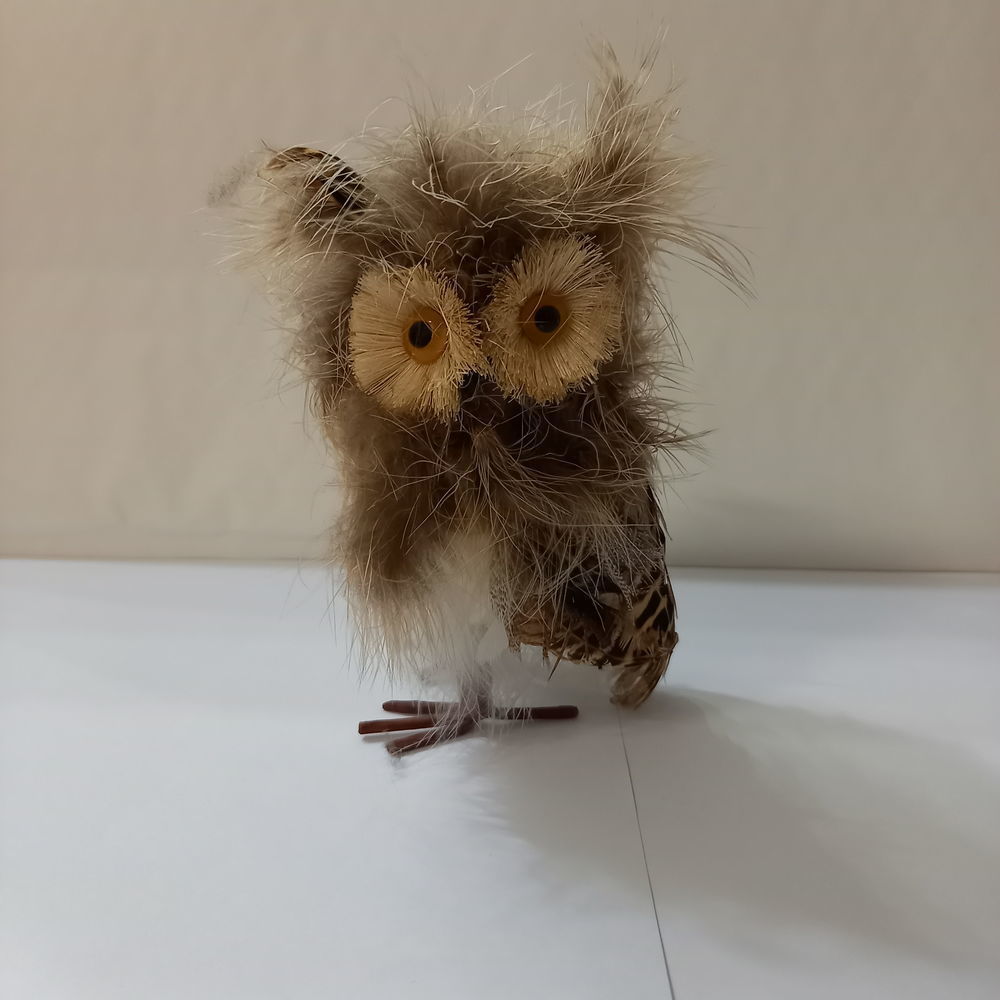 C'est une chouette ou un hibou , a vous de choisir ... Décoration