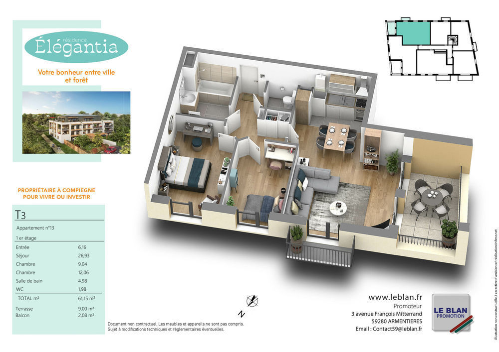 Appartements neufs   Compigne (60200)