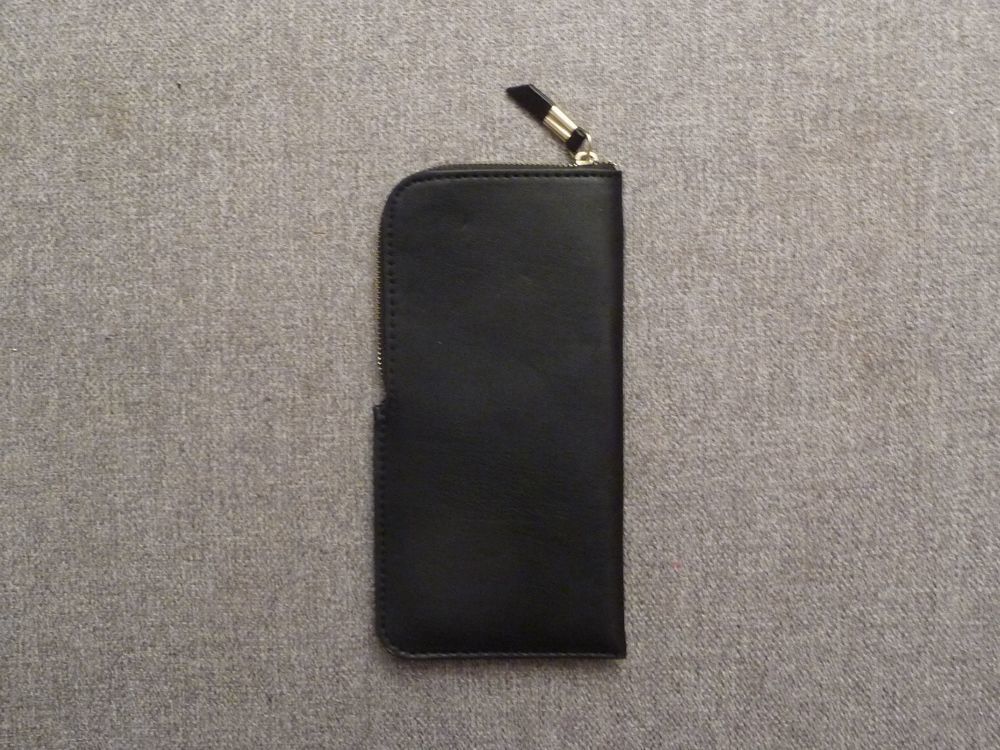 Pochette/ Etui &agrave; Lunettes Simili Cuir Noir-Quay Australia Maroquinerie