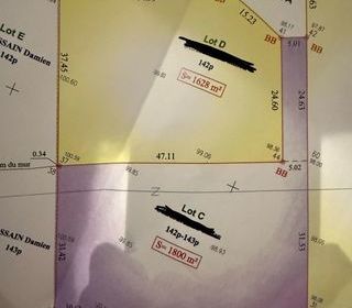  Terrain � vendre 1500 m�