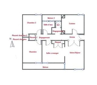  Appartement � vendre 3/4 pi�ces 70 m�