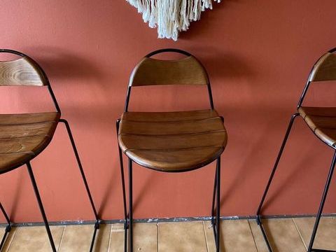 Lot 3 Chaises hautes en Frne massif et mtal Molly (NEUF) 300 Muret (31)