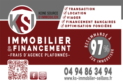 Agence KSI IMMOBILIER FINANCEMENT Seillons-Source-d'Argens