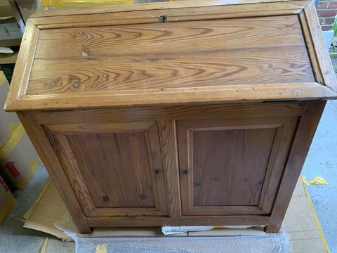 Secretaire à dos d'âne Rustique en Bois avec Finition Vernie 190 Lambersart (59)