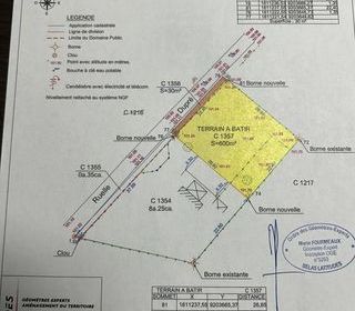  Terrain � vendre 600 m�