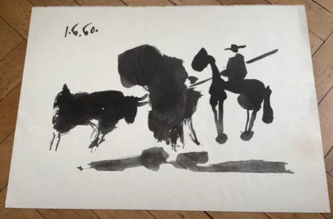 Picasso   Passe de cape   Lavis 50X70 cm
250 Cannes (06)