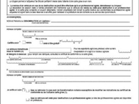 Vendre son utilitaire : imprimer le certificat de cession