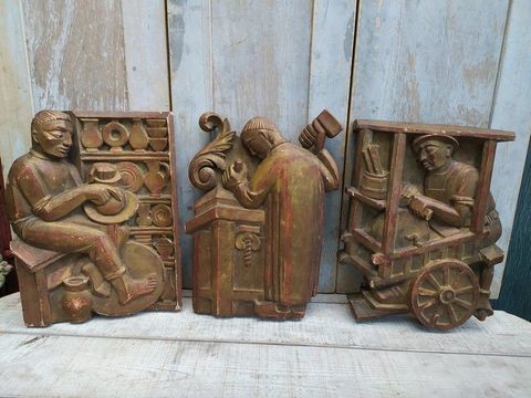 Sculptures Style Enseigne Mtiers Potier bniste Rmouleur  0 Loches (37)