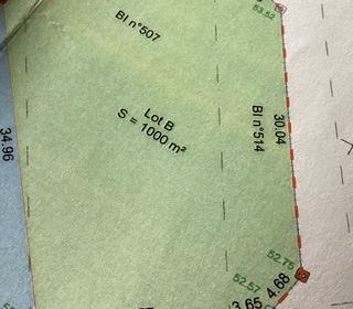  Terrain � vendre 1000 m�