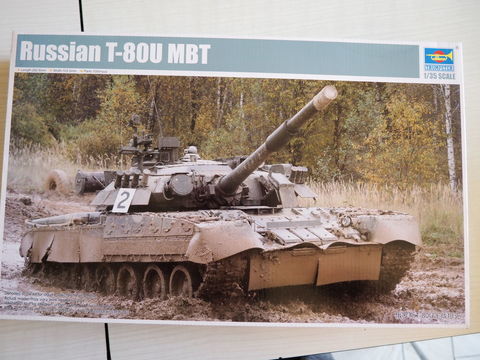 Maquette trumpeter T_80U Russe 1/35 40 Lunel (34)