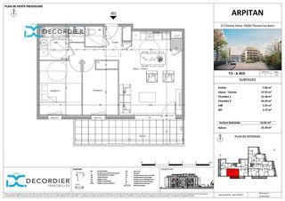  Appartement � vendre 3 pi�ces 66 m�