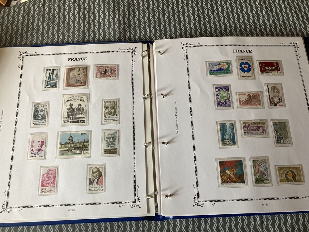 collection timbres neufs 1978 &agrave;1986 