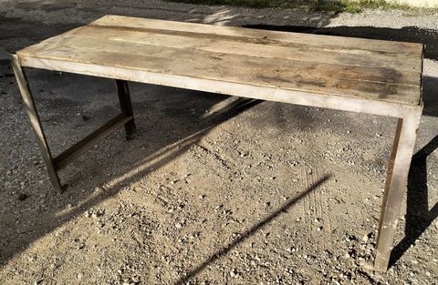 etabli 2020 x 820 x h880 mm metal bois 350 Saint-Jean-de-Fos (34)