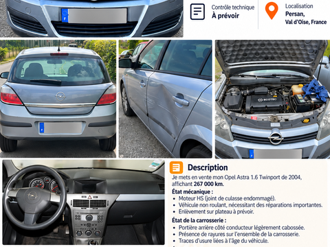 Pi&egrave;ces et &eacute;quipements Voiture Pi&egrave;ces et &eacute;quipements Voiture  occasion Persan 95340