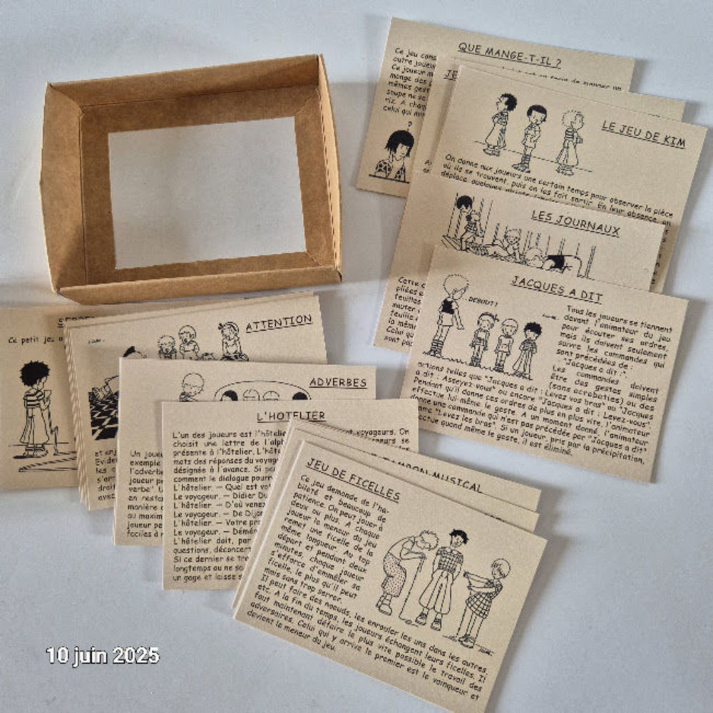 Boite de 40 jeux d'int&eacute;rieur pour une animation anniversaire Jeux / jouets