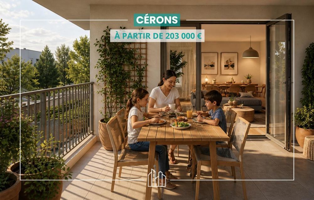 Appartements neufs   C�rons (33720)