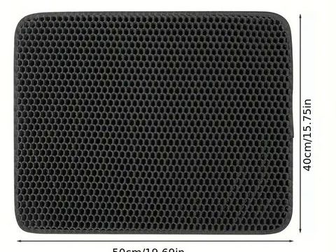 Tapis de liti&egrave;re noir pour Chat Imperm&eacute;able et Antid&eacute;rapant 10 93250 Villemomble