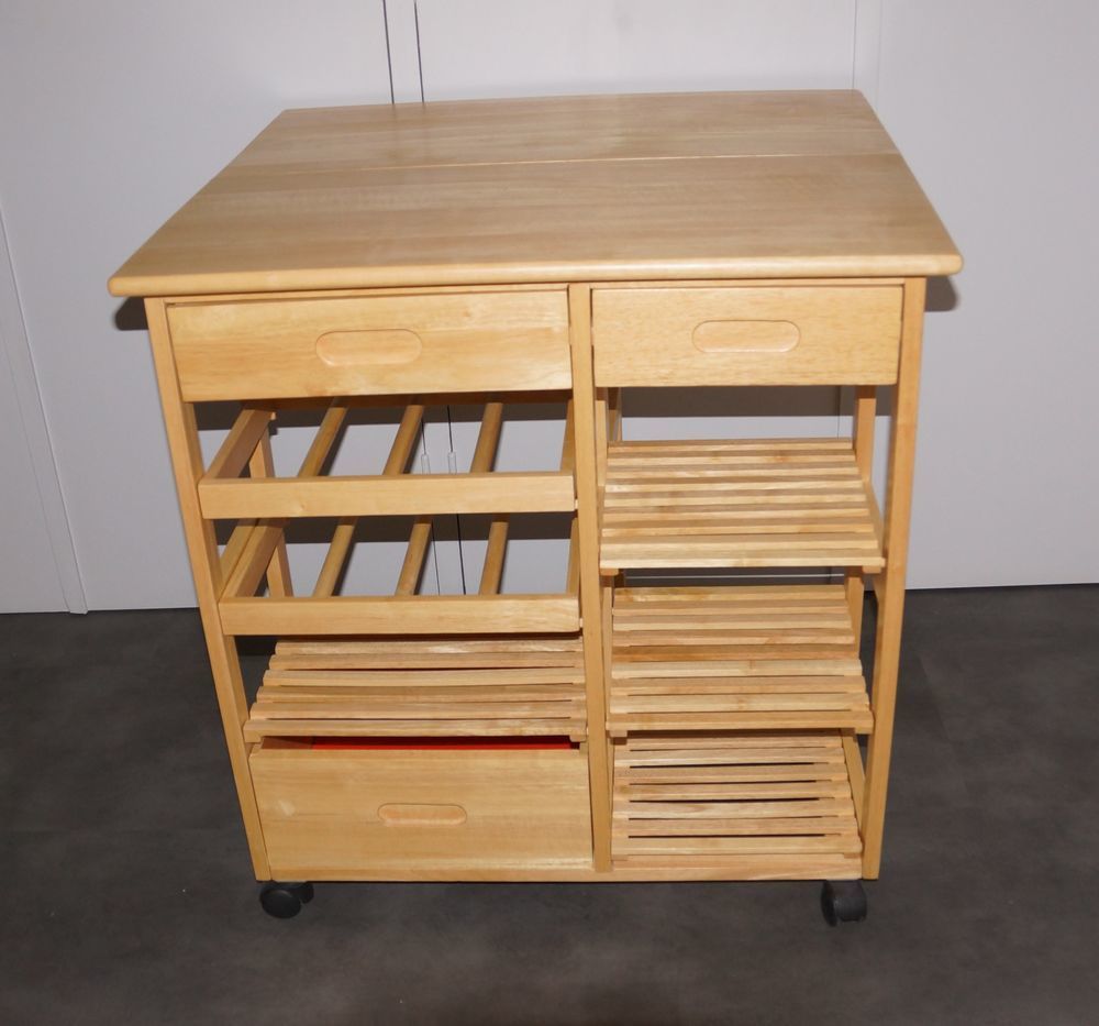 TABLE DESSERTE A ROULETTES Meubles
