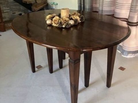 Table merisier massif extensible 480 Tessancourt-sur-Aubette (78)