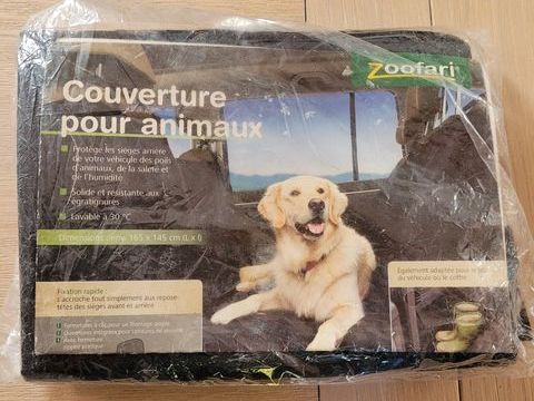Couverture siege v&eacute;hicule pour animaux. 
10 85330 Noirmoutier-en-l'�le