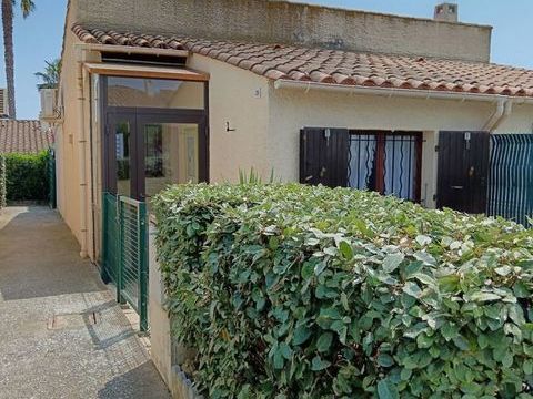   LE CAP D'AGDE: Villa sur ST MARTIN: 2 pi�ces /mezzanine. Jardin + terrasse. Parking, tr�s calme Maison - 2/3 pi�ce(s) - 34 m�