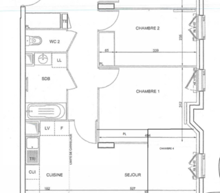  Appartement � vendre 4 pi�ces 79 m�