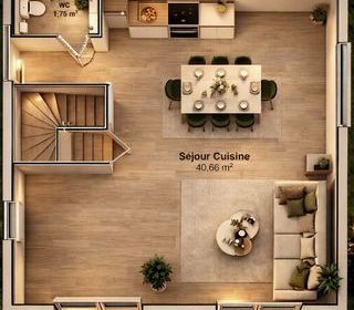  Appartement � vendre 4 pi�ces 83 m�