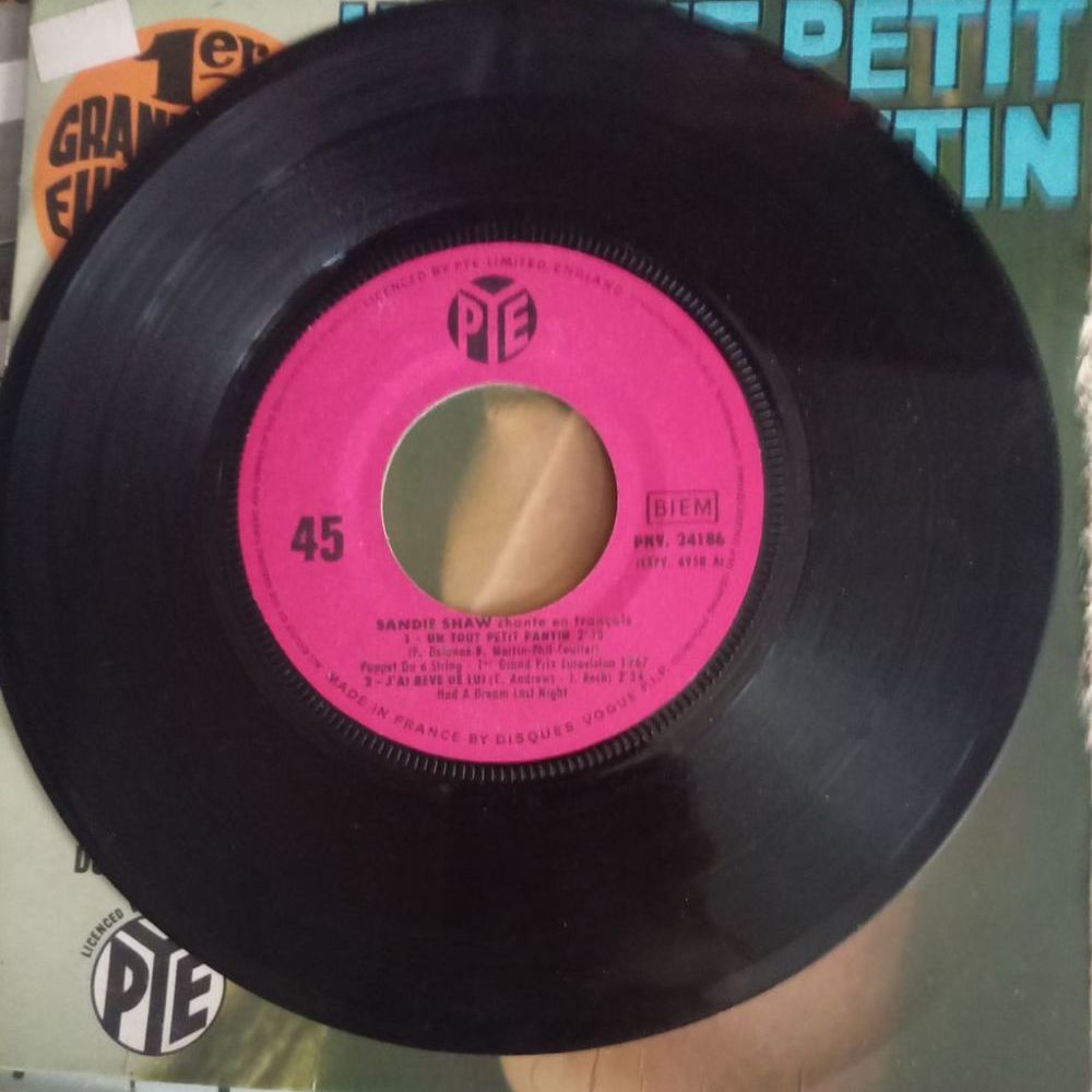 SANDIE SHAW / 2X DISQUES VYNIL 45 TOURS CD et vinyles
