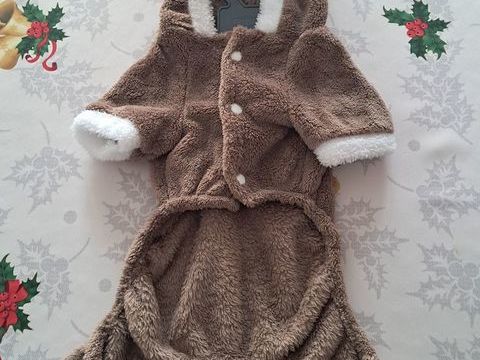 Manteau chien Renne noel pyjama fete caniche jack russel 6 57280 Fves