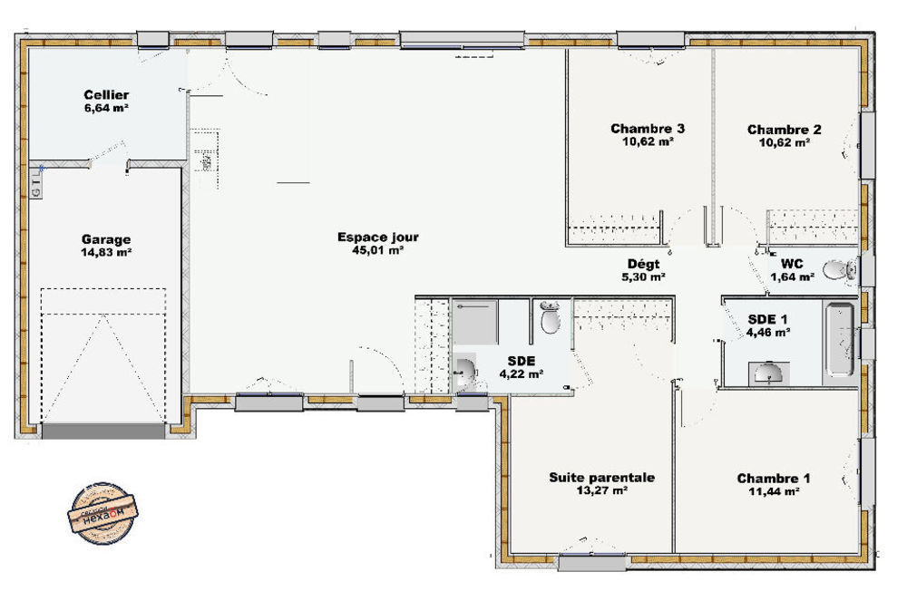 Maisons neuves   Colombiers (17460)
