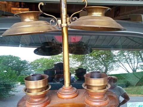 lampe pour bureau bois et &eacute;tain 50 64000 Pau