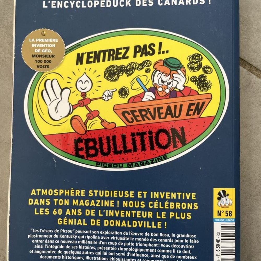 Les tr&eacute;sors de picsou hors collection 58 Livres et BD
