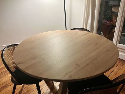 Table ronde 120cm Kave Home Bois 425 Paris 15 (75)