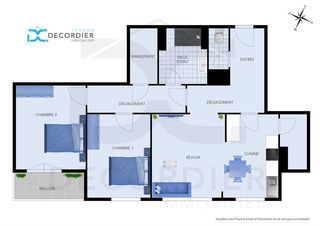  Appartement � vendre 3 pi�ces 72 m�