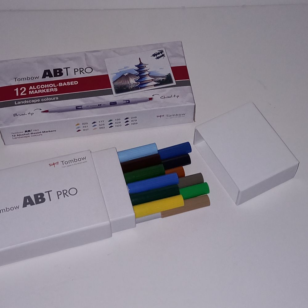 Tombow, Marqueur &agrave; base d'alcool ABt pro &agrave; deux pointes, set Décoration