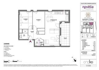  Appartement � vendre 3 pi�ces 64 m�