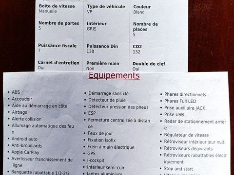 Peugeot 2008 PureTech 100 S&S BVM6 Allure 2020 occasion Brech 56400