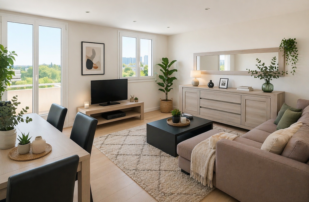 Vente Appartement Coup de c?ur ? T3 traversant de 64 m² au dernier étage Caluire-et-cuire