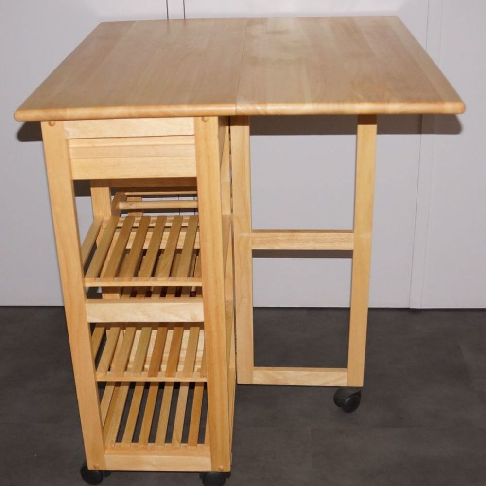 TABLE DESSERTE A ROULETTES Meubles