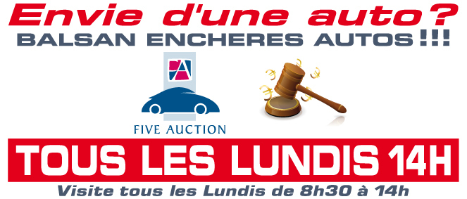 BALSAN ENCHERES, concessionnaire 72