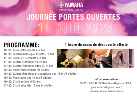 Cours de piano batterie fl&ucirc;te guitare chant 0 59000 Lille