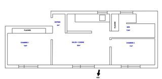  Appartement � louer 3 pi�ces 55 m�