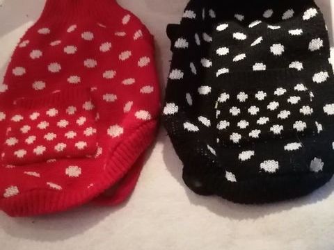 2 manteaux laine pour petit chien 8 17440 Aytr�