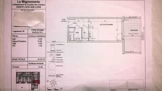  Appartement � louer 1 pi�ce 23 m�