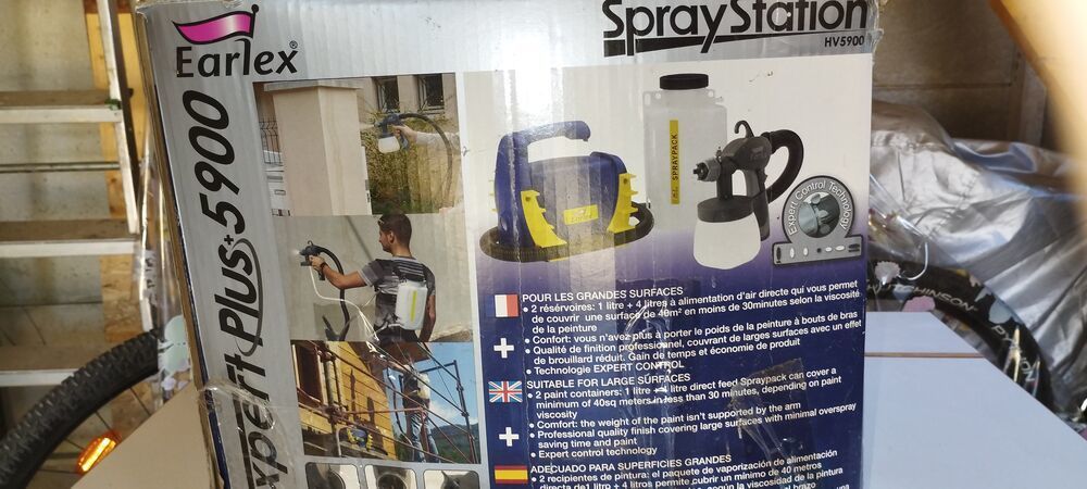 Pistolet a peinture EARLEX pour grande surface 
Bricolage