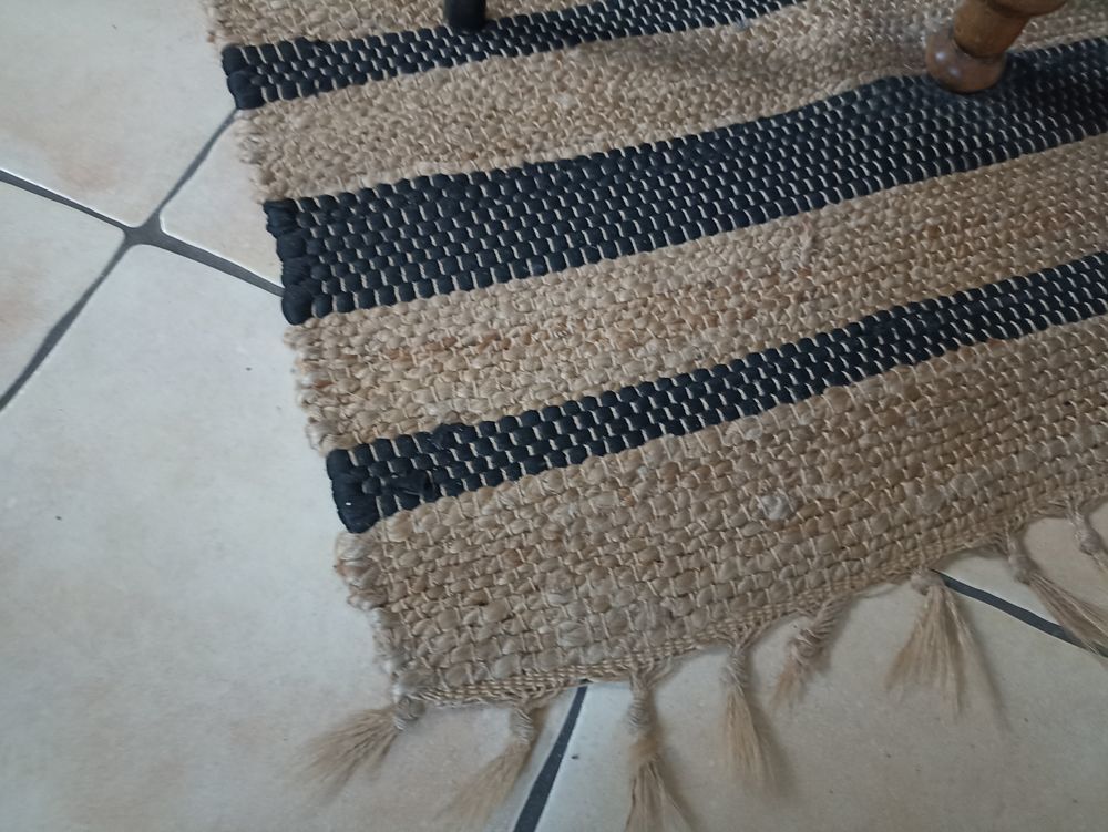 Tapis en jonc de mer 
Décoration