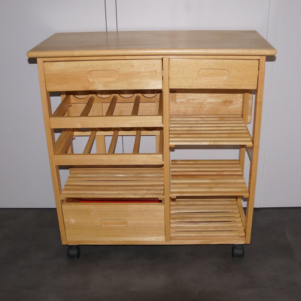 TABLE DESSERTE A ROULETTES Meubles