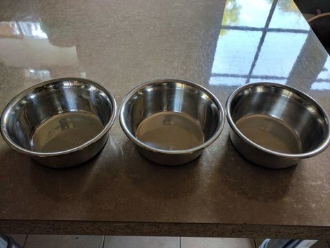 3 Gamelles HUNTER en inox pour chien ou chat 15 54150 Briey