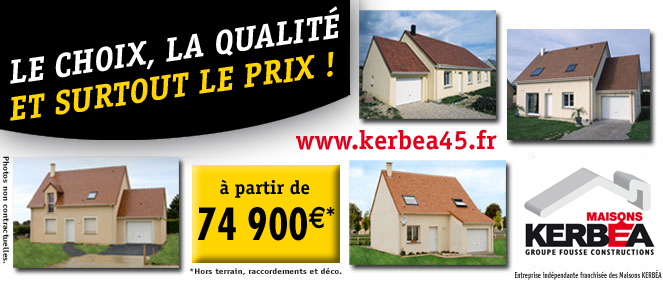 MAISONS KERBEA, constructeur immobilier 45